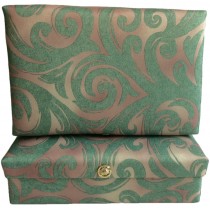 Swirling Green and Taupe Gift Box